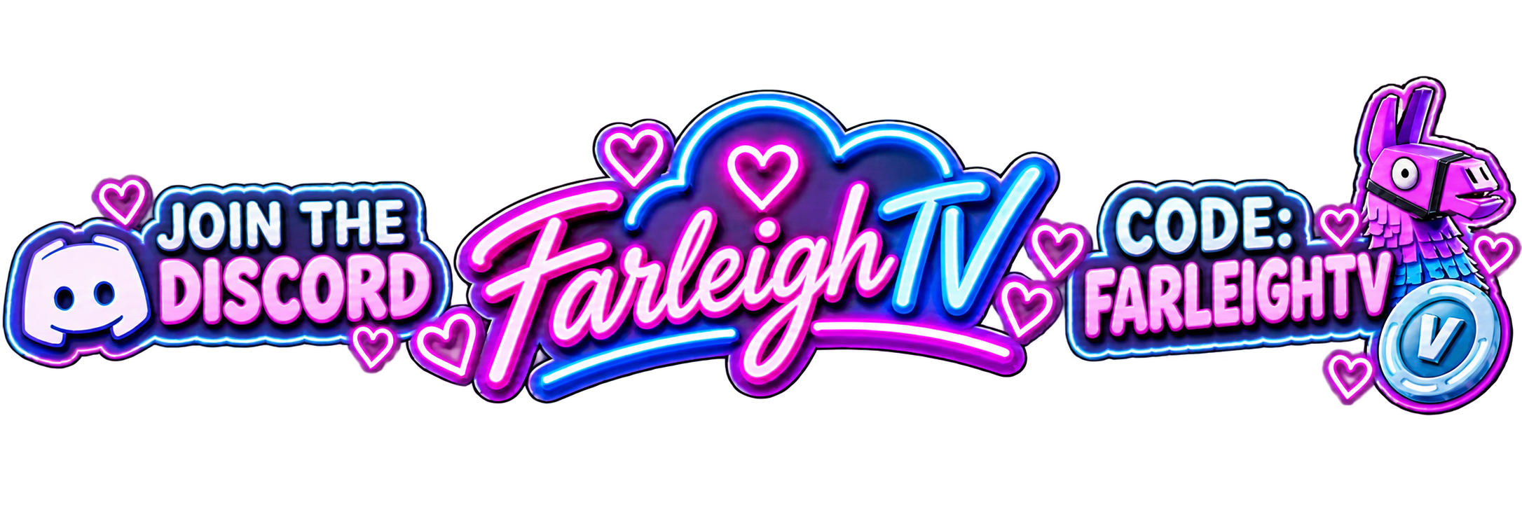 FarleighTV logo with Join the Discord and creator code FarleighTV